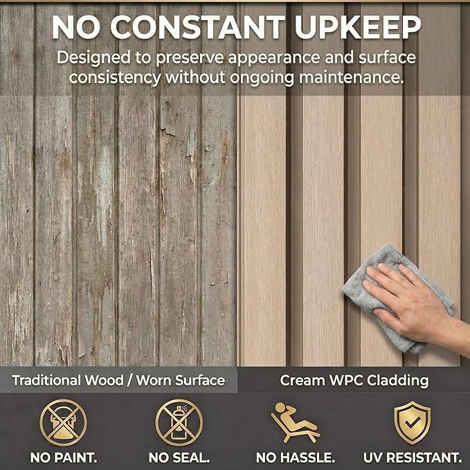 From Plain to Beautiful in Hours WPC Exterior Wall Slat Panels Waterproof - Image 7