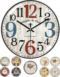 Decorative Wall Clocks Batterys Operated, Retro Wall Clock by Unknown