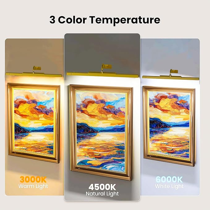 24 Inch Battery Powered Picture Light 6000mAh - Image 3
