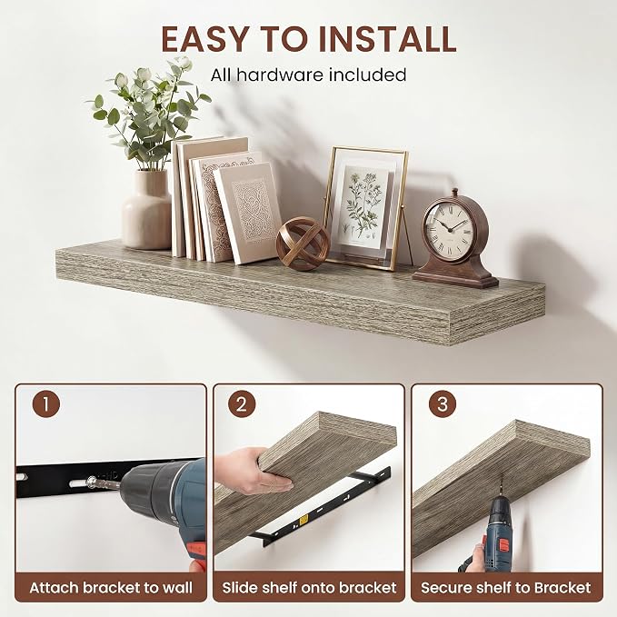 Dreamland 55 Inches Floating Shelves - Image 5