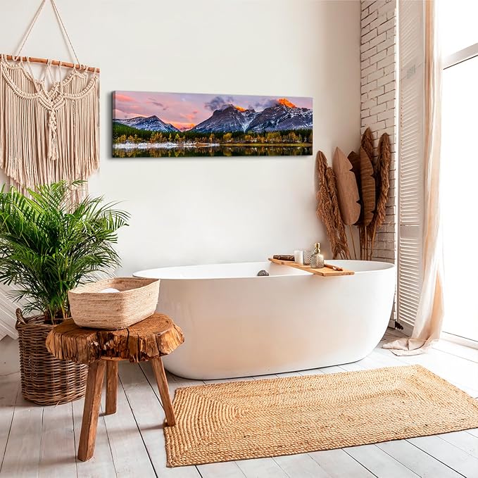 Sunset Landscape Canvas Wall Art - Image 3