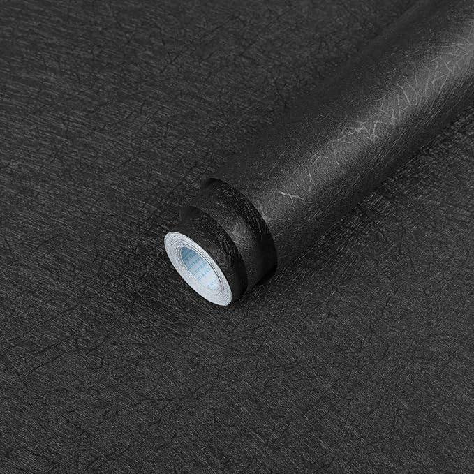 Dark Grey Peel and Stick Self Adhesive Wallpaper by Abyssaly