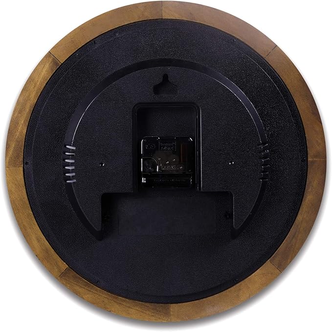 Kesin Wall Clock Wood 14 Inch Silent Wall Clocks Large Decorative Battery - Image 6