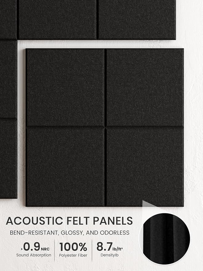 Bumusty Large Felt Bulletin Board, 30 Push Pins, 40 Adhesive Tabs - Image 3
