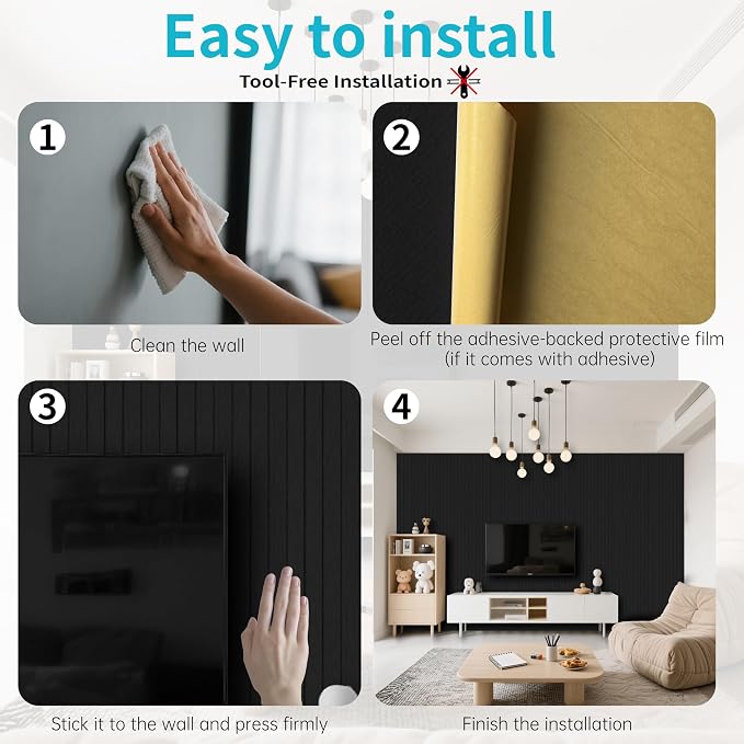 EVERECO 6 Pack Acoustic Panels Dual-Layer Thickened-47.2"x23.6"x0.72" - Image 8