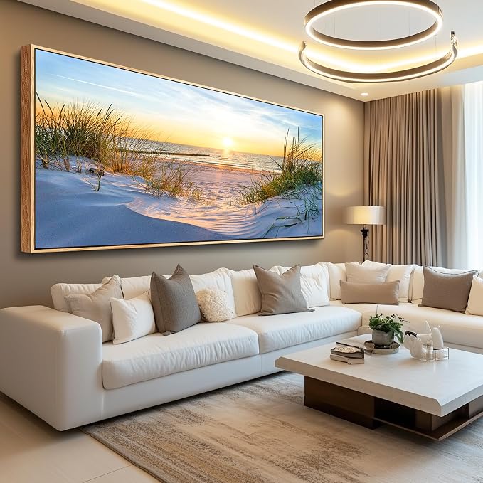 MHARTK66 Large Wall Art For Living Room Wall Decor For Office Ocean Painting - Image 2