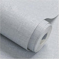 Fabric Peel and Stick Wallpaper Gray Faux Grasscloth Wall Paper Self-Adhesive by HellKitWallpaper