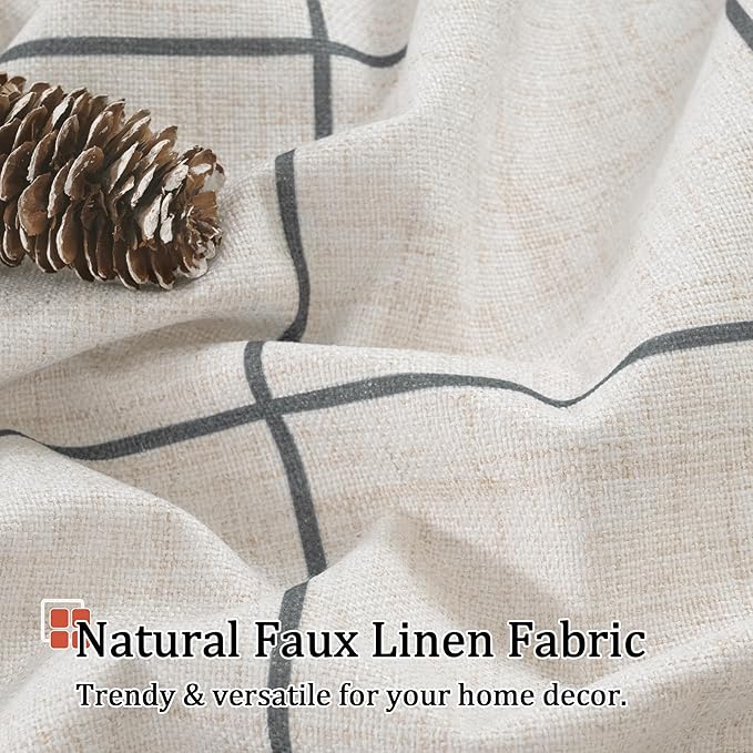 Lajode Linen Blackout Curtains for Living Room - Image 5