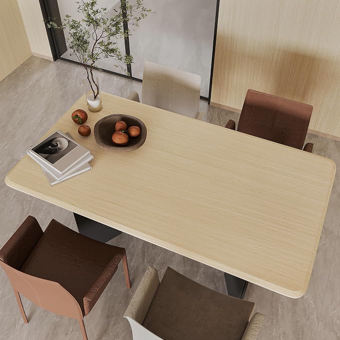 BOMENG Large White Oak Wood Wallpaper Light Oak Contact Paper Peel and Stick - Image 6