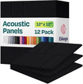 Acoustic Panels 12-Pack Soundproof Wall Panels 12"x12"x0.4" Decorative Sound by EkkogoAcousticPanels