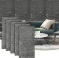 5-Pack 3D Faux Stone Wall Panels, PU Cement-Texture Wainscoting Panels by Unknown