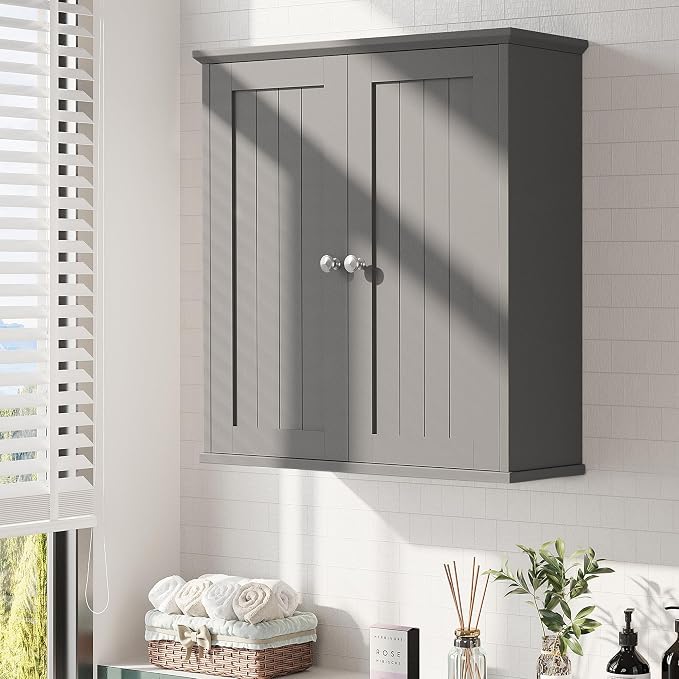 Bathroom Wall Cabinet, Bathroom Cabinet Wall Mount, Over Toilet Space Saver - Image 2