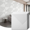 WOWSTAR 12-Pack 3D Wall Panels 19.7" x 19.7", Modern Wall Covering by WOWSTAR