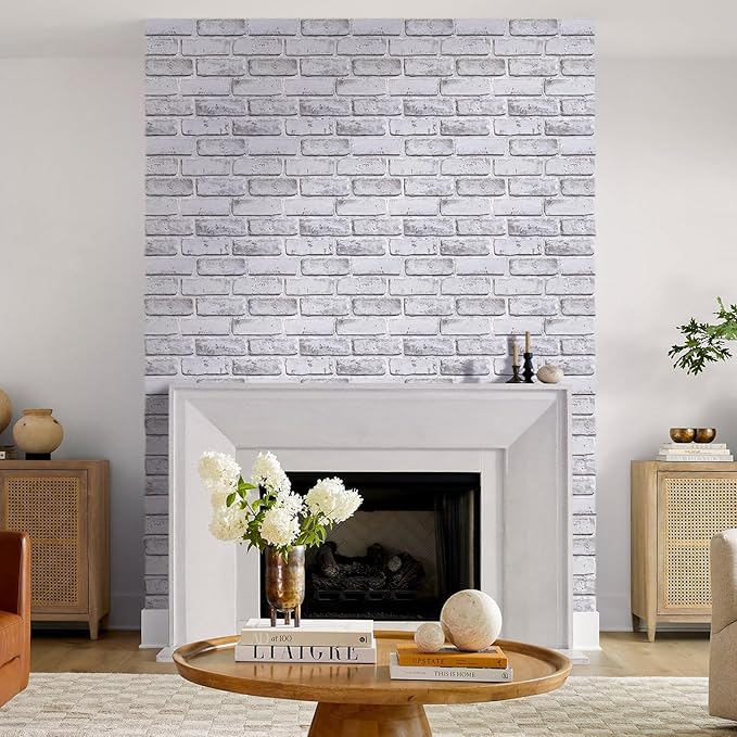 Commomy 3D Faux Brick Peel and Stick Tiles - Image 2