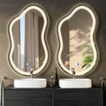 Dorlicecass Irregular Led Bathroom Mirror- Black 20"x36" Single Piece Vanity by Dorlicecass