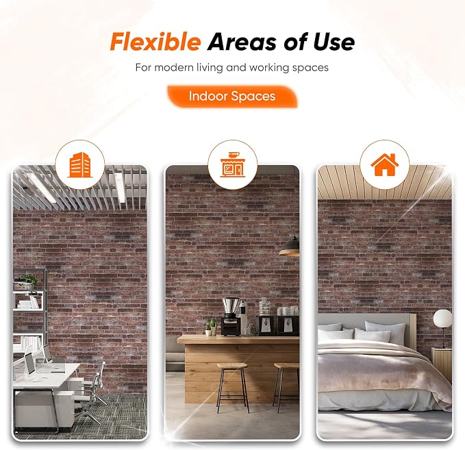 IZODEKOR 3D Wall Panels Brick Effect - Image 9