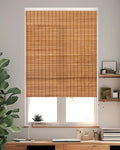 42''W X 72''H Cordless Bamboo Roman Shades by Chryeiiu