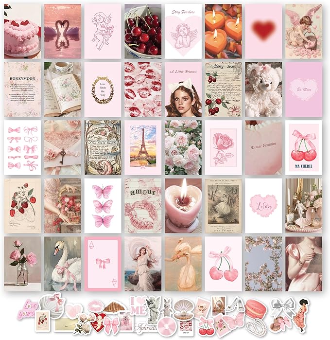 97 Decor Pink Coquette Room Decor Aesthetic by 97Decor