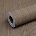 Brown Grasscloth Peel and Stick Wallpaper Vintage Texture Removable Waterproof by Qianglive