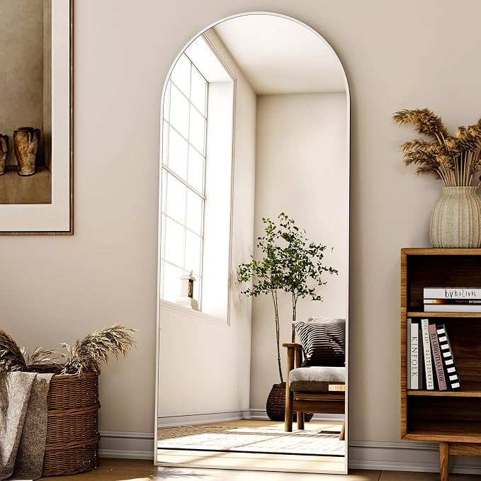 XRAMFY 24x68 Arched Full Length Mirror Floor Mirrors - Image 2