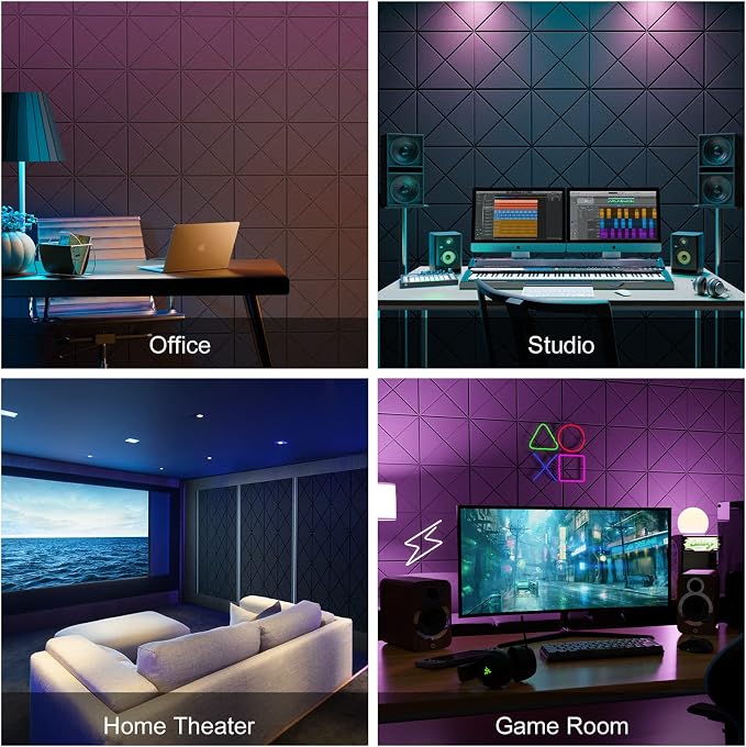 Sonicism 22 Pack X-Lined Acoustic Panels - Image 5