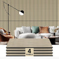 RITOLLO 4 Pack Wood Panels for Wall, 47.2"×23.6" Wood Slat Acoustic Panels for by Ritollo