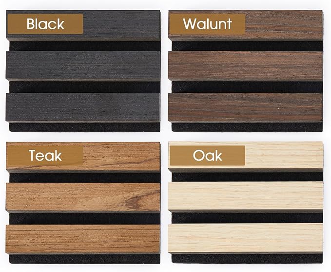 Samples 4-Pack 6" x 4.5" Acoustic Wood Panels - Image 2