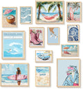 KBKBART Coastal Cowgirl Room Decor Aesthetic Set of 13, Coastal Granddaughter by KBKBART