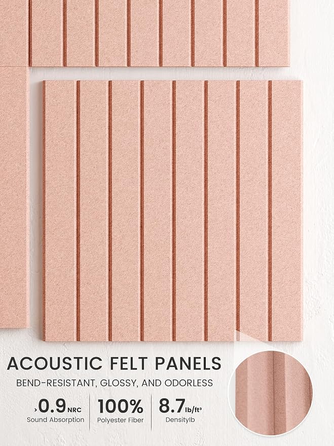 Bumusty Large Cork Board Alternative-48 x 36" Felt Bulletin Board Tiles - Image 3