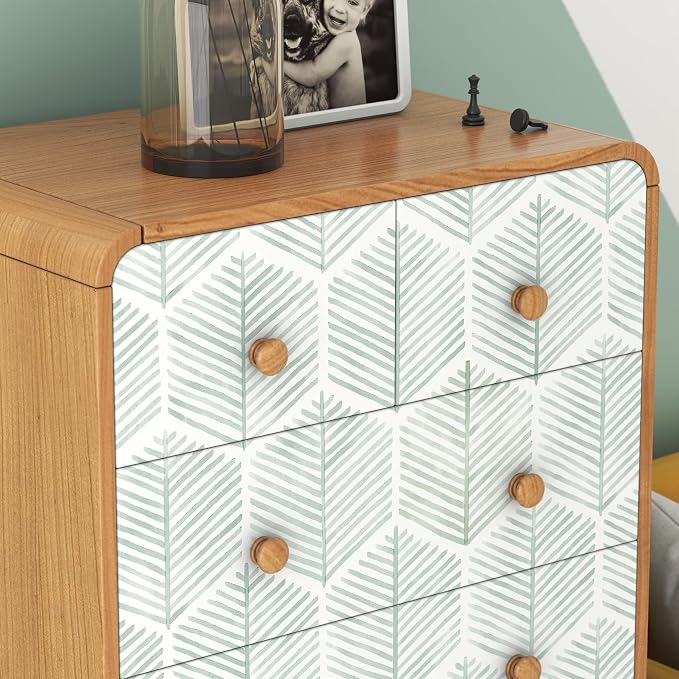 Modern Peel and Stick Wallpaper 17.3''×197'' Geometric Wallpaper Boho Contact - Image 7