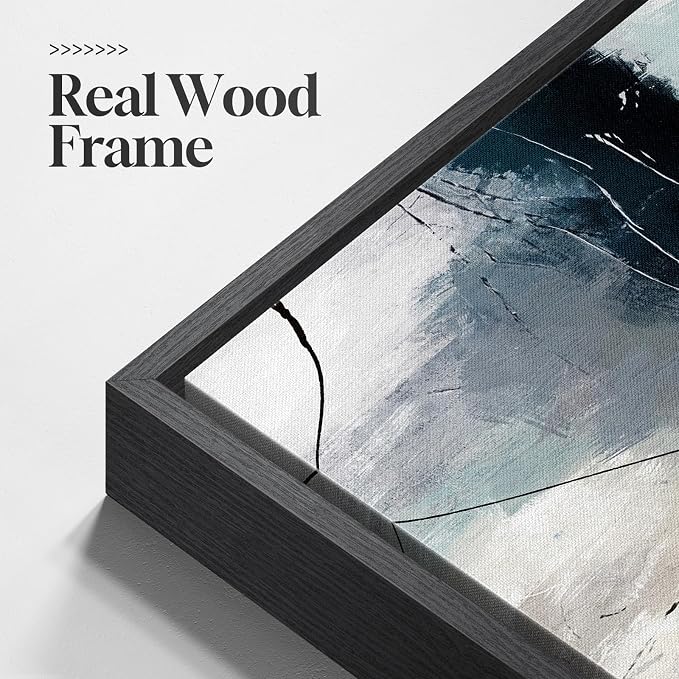 Extra Large Framed Abstract Wall Art - Image 5