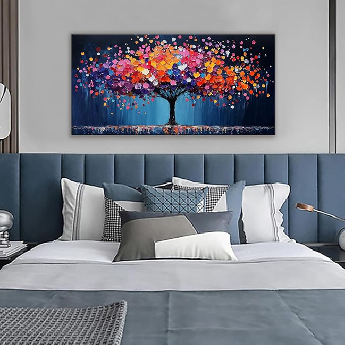 Suconvng Canvas Art Wall Decor Abstract Tree Wall Art - Image 3