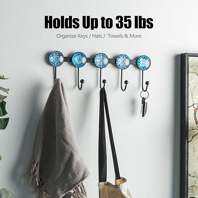 Boho Coat Rack Wall Mounted - Image 3