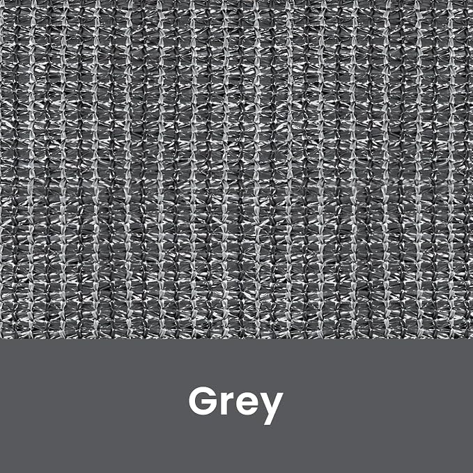 6'W x 8'H Gray Patio Shades Roll up Outdoor Roller Shade Crank Wand Blind - Image 9