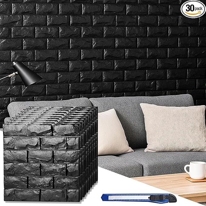 Circloophs 30 Pcs 3D Wall Panels Stick and Peel by Circloophs