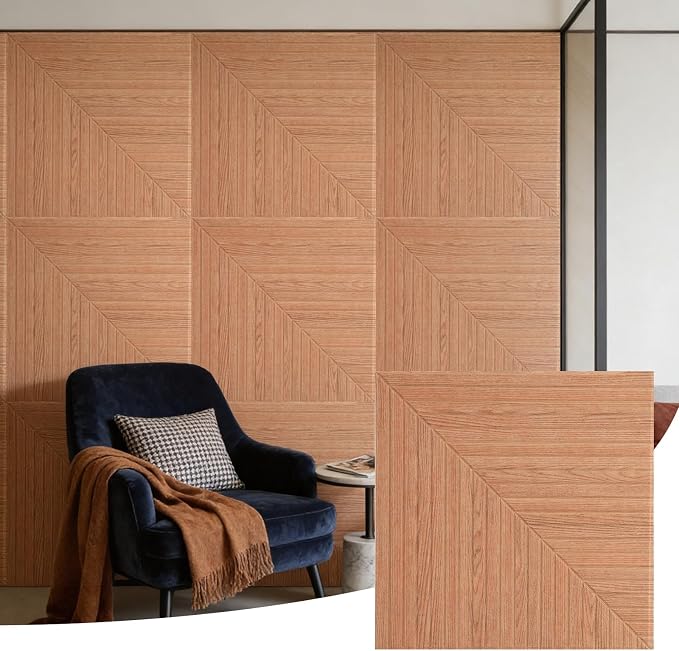 6 PCS Acoustical Wall Panels，23.6 x 23.6 Inch Self-adhesive Sound Absorbing by %E7%AB%8B%E5%8D%B3%E8%B4%AD%E4%B9%B0