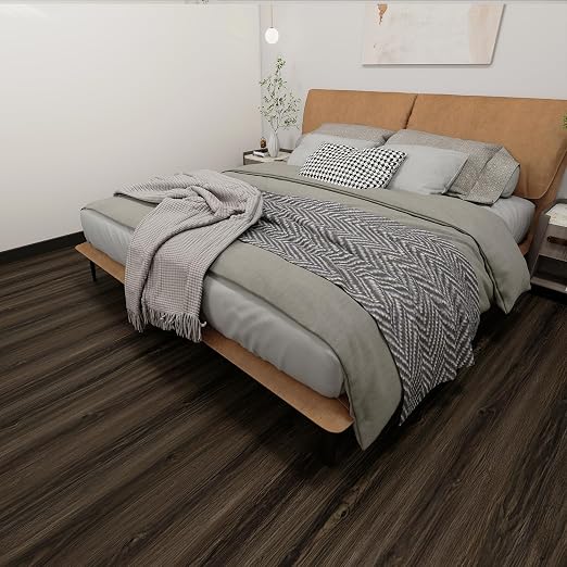 Wood Grain Peel and Stick Floor Tiles – 11.8” Width, Full Roll Length of 394" – - Image 8