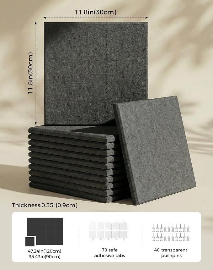 Aothia Felt Bulletin Board Tiles - Image 2