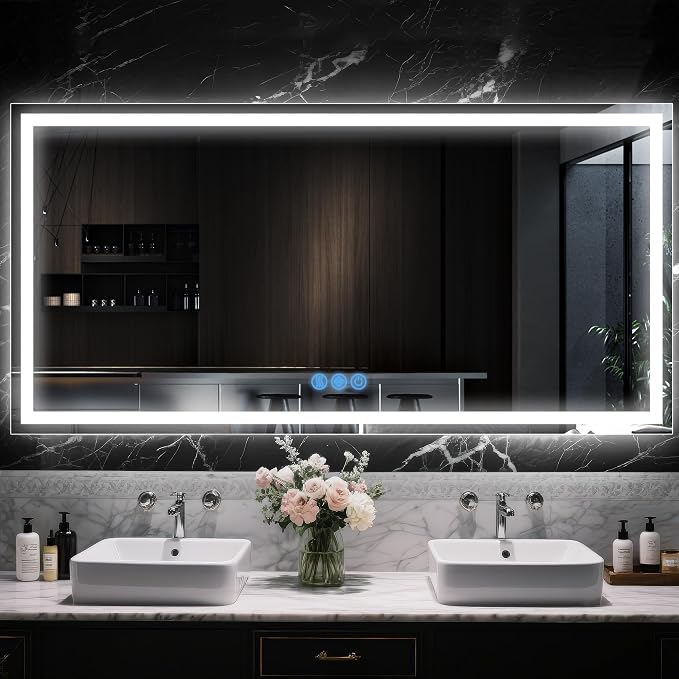 Antok 72"x 36" LED Bathroom Mirror by AntokMirror