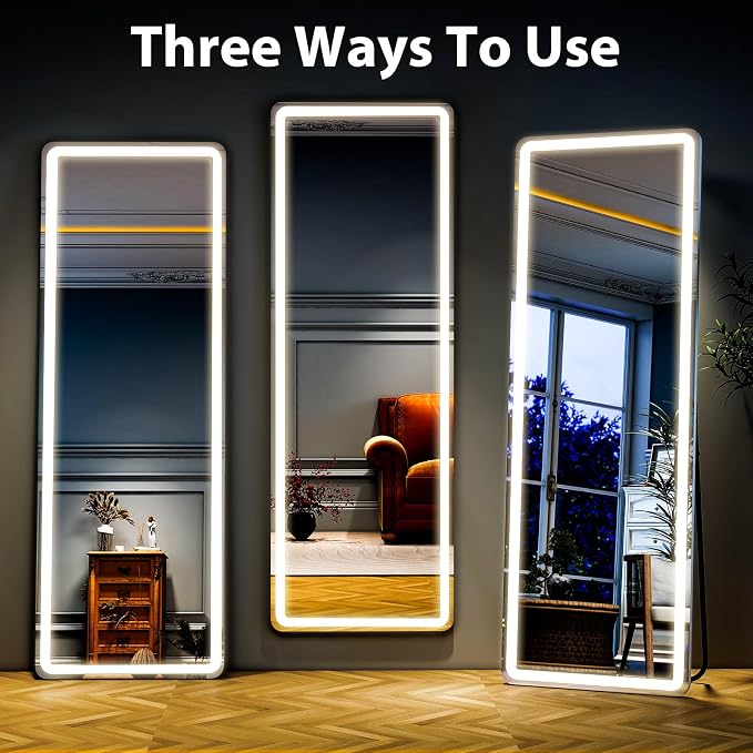 Full Length Mirror with LED Lights, LED Mirrors Full Length Floor Mirror Full - Image 5