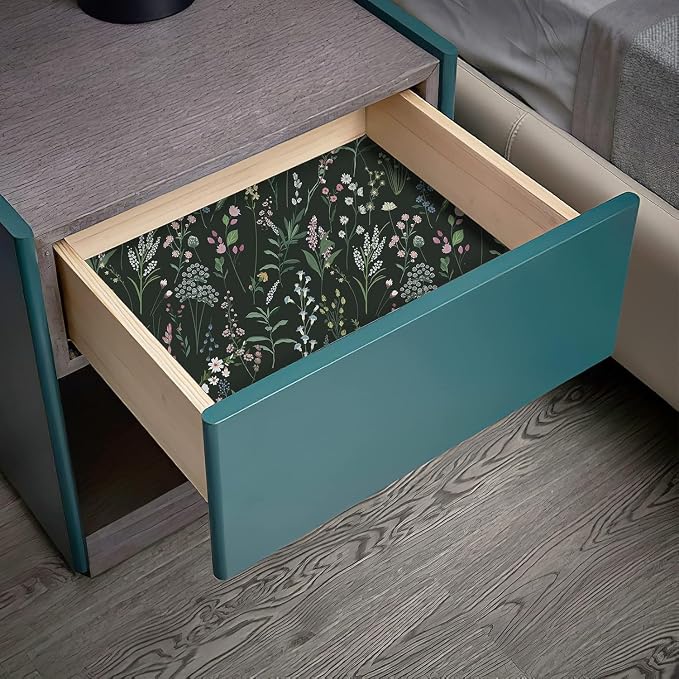 JiffDiff Floral Wallpaper Peel and Stick Farm Floral 1181" x 17.32" Wildwood - Image 6