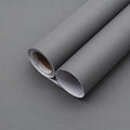 Yancorp 16"x120" Matte Dark Gray Contact Papaer Peel and Stick Wallpaper Vinyl by YancorpHomeDecor