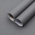 Yancorp 16"x394" Matte Dark Gray Contact Papaer Peel and Stick Wallpaper Vinyl by YancorpHomeDecor