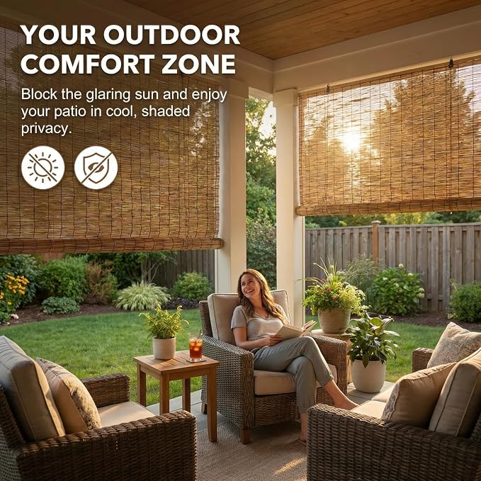 Bamboo Blinds for Interior Windows, Custom Bamboo Shades for Indoor Windows - Image 7