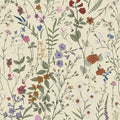 JiffDiff Floral Wallpaper Peel and Stick- 1181" x 17.3" Farm Floral Wall Paper by wallpaper