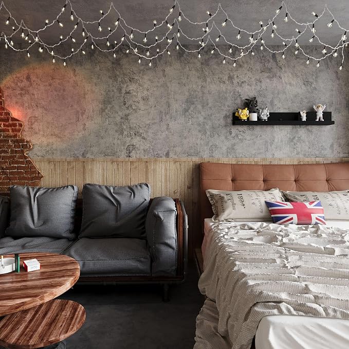 48"×354" Extra Wide Large Size Grey Concrete Wallpaper Peel and Stick - Image 4