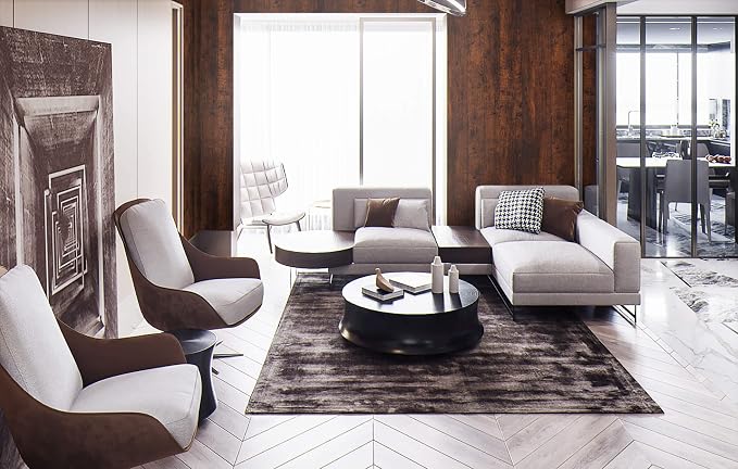 Dimoon Wallpaper 118"x17.7" Wood Peel and Stick Wallpaper Thicken Red Brown - Image 5