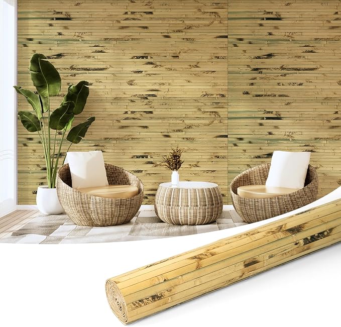 Art3d Natural Bamboo Wall Panel by Art3d