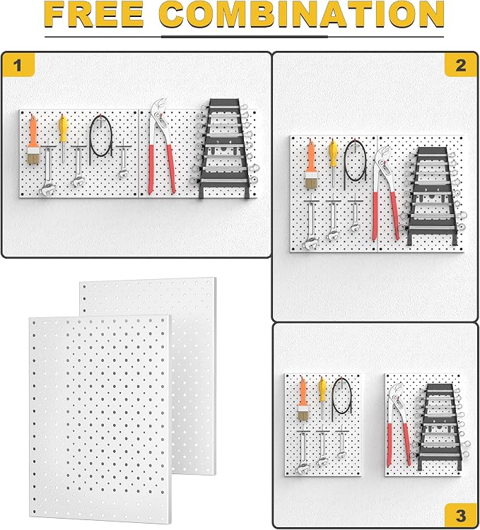 Ultrawall Metal Pegboard Panels, Pegboard Wall Organizer, Peg Boards - Image 5