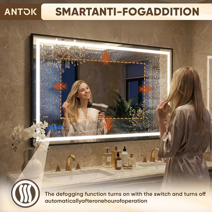 Antok 24X32 LED Bathroom Mirror - Image 6